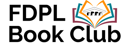 FDPL Book Club with colorful open book icon