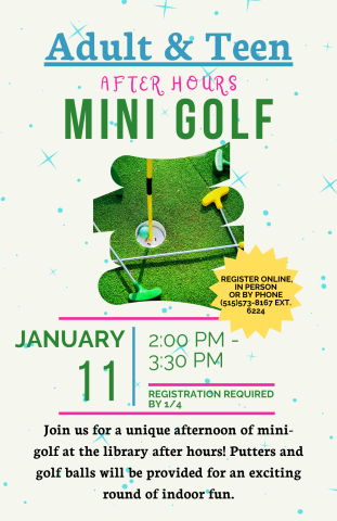 January mini golf