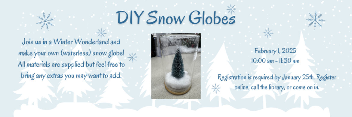 DIY snow globes